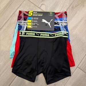 Puma Boys's Boxer Briefs 5-Pack